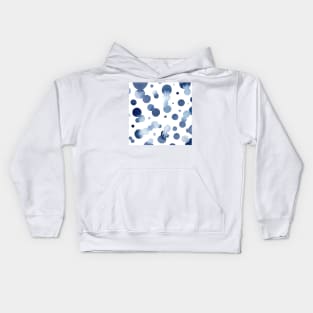 Indigo Space Bubbles Kids Hoodie